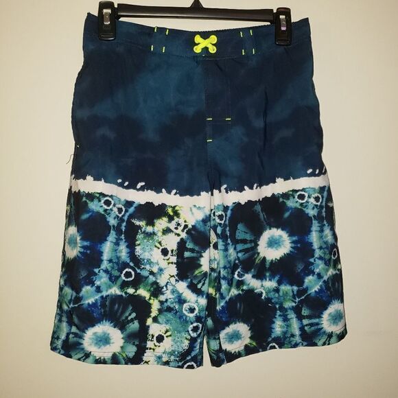 WONDER NATION SWIM SHORTS SWIM TRUNKS TIE DYE SIZE XXL SIZE 18 - Picture 1 of 4